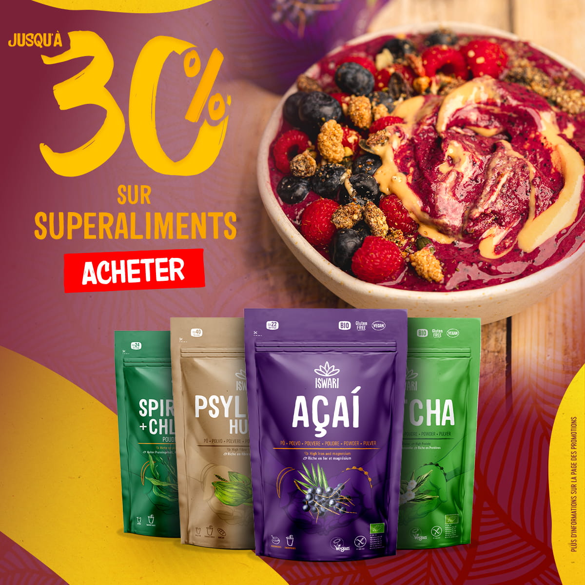 Jusqu'à 30% de remise: Superaliments